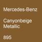 Preview: Mercedes-Benz, Canyonbeige Metallic, 895.